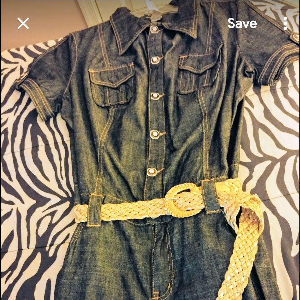 Baby Phat Denim Jumper Worn 1x